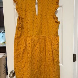 Charming Mustard Yellow Dress